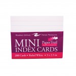 MINI TRAYED INDEX CARDS 3"x2 1/2" WHITE
