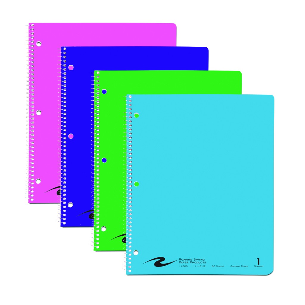 FASHION COLOR NOTEBOOK 11x8.5 CM | Wirebound Notebooks | Roaring Spring Paper Products