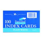 INDEX CARDS 3"x5" PLAIN WHITE