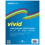 Enviroshades Vivid Assorted Colored Paper, 8.5" x 11"