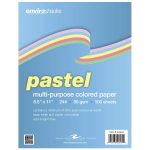 Enviroshades Pastel Assorted Colored Paper, 8.5" x 11"