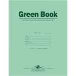 RECYCLED GREEN EXAM BOOK 11"x8.5"WM