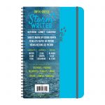 Roaring Spring Storm Writer Waterproof Notebook Made With Recycled Stone Paper, 6"x9", Blue Cover with Elastic Closure