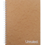 Unruled(TM) Large Dotted Wirebound Notebook, 10.5" x 8 70 Sheets, Dot Ruled