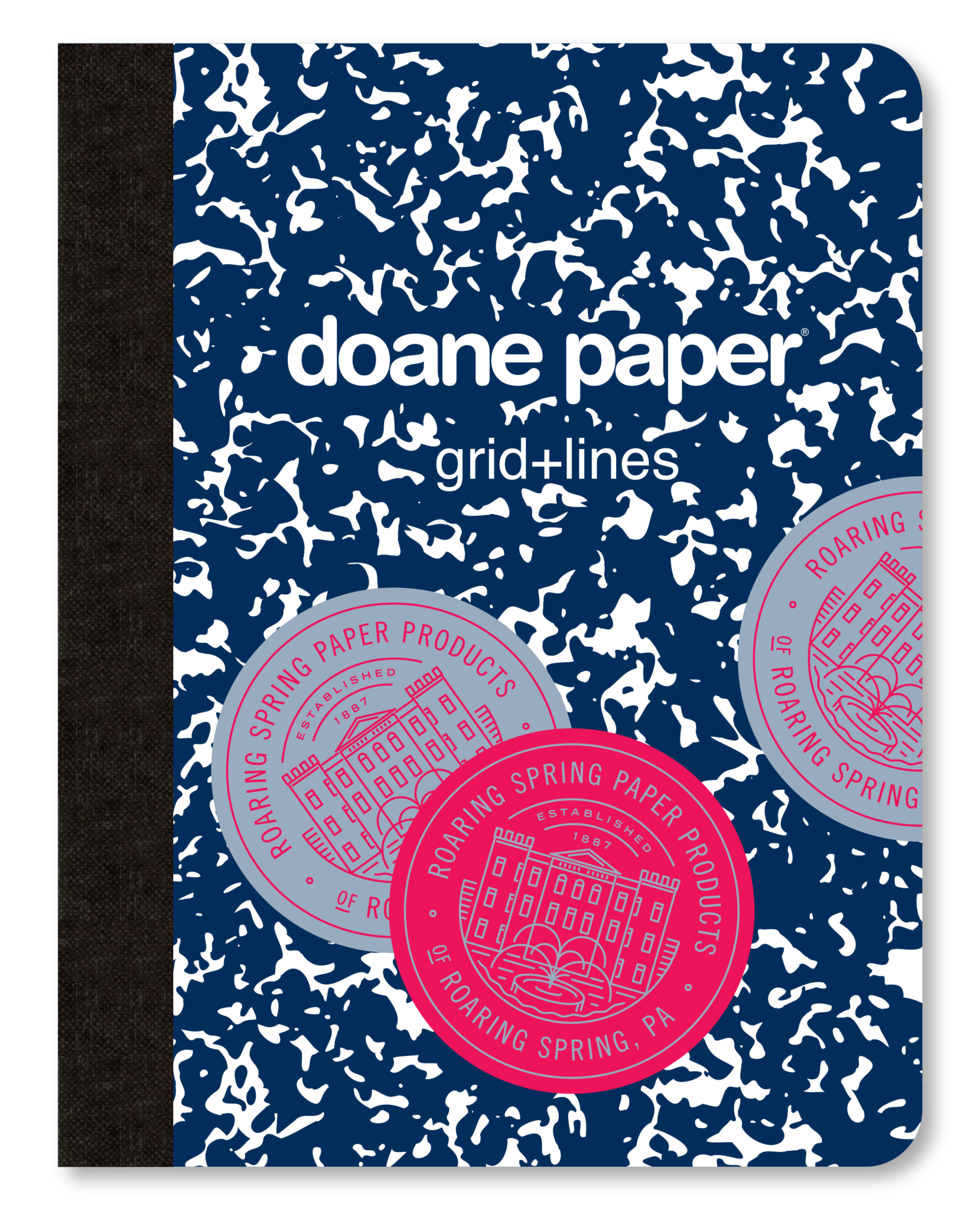 Doane Paper Composition Book, 9.75" x 7.5" 60 Sheets per book, Grid