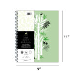 New Leaf Paper® Habitat Series™ 100% Recycled, Sustainably Designed One Subject Notebook, College Ruled, 11" x 9", 70 Sheets, Sugarcane