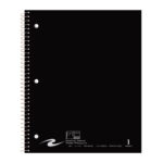 Stasher© One Subject Wirebound Notebook with Cover Pocket, Narrow Ruled, 11" x 9", 100 Sheets, Assorted Covers