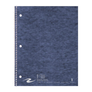 Stasher© One Subject Wirebound Notebook with Cover pocket, College Ruled, 11" x 9", 100 Sheets, Assorted Covers