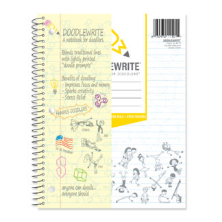 DOODLEWRITE 1 SUB 10.5"x8" WIDE RULED + STICK FIGURES PERF 20#