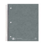 Three Subject Wirebound Notebook, College Ruled, 11" x 9", 120 Sheets, Assorted Covers