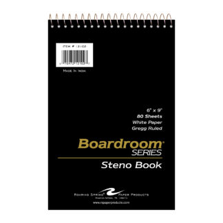 Boardroom Series Steno Book, Gregg Ruled, 6" x 9", 80 Sheets, White paper