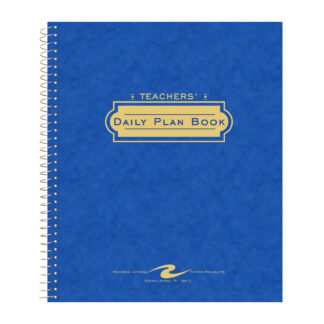 Teacher's Daily Planner Book, 11" x 8.5", 56 Sheets, Assorted Covers