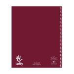 Lefty One Subject Left Handed Wirebound Notebook, College Ruled, 11" x 9", 100 Sheets, Assorted Covers