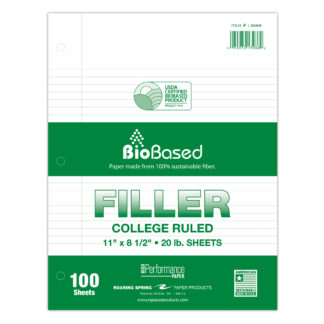 Biobase Filler 8.5"x11" College Ruled with Margin