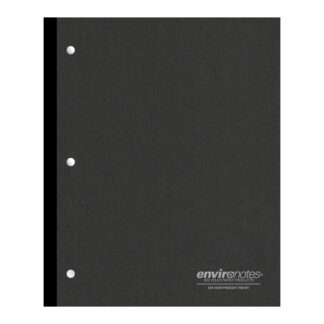 Environotes® Recycled One Subject Wireless Notebook, College Ruled, 11" x 9", 55 Sheets of 20 lb Paper, Assorted Earthtone Covers