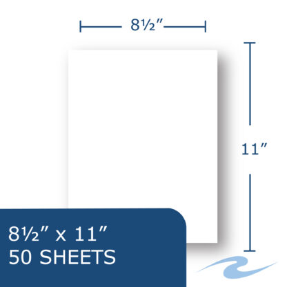 Boardroom Series Legal Pads, Unruled, Gummed Glue Top, 8.5" x 11.75", 50 Sheets, White Paper, Pack of 12