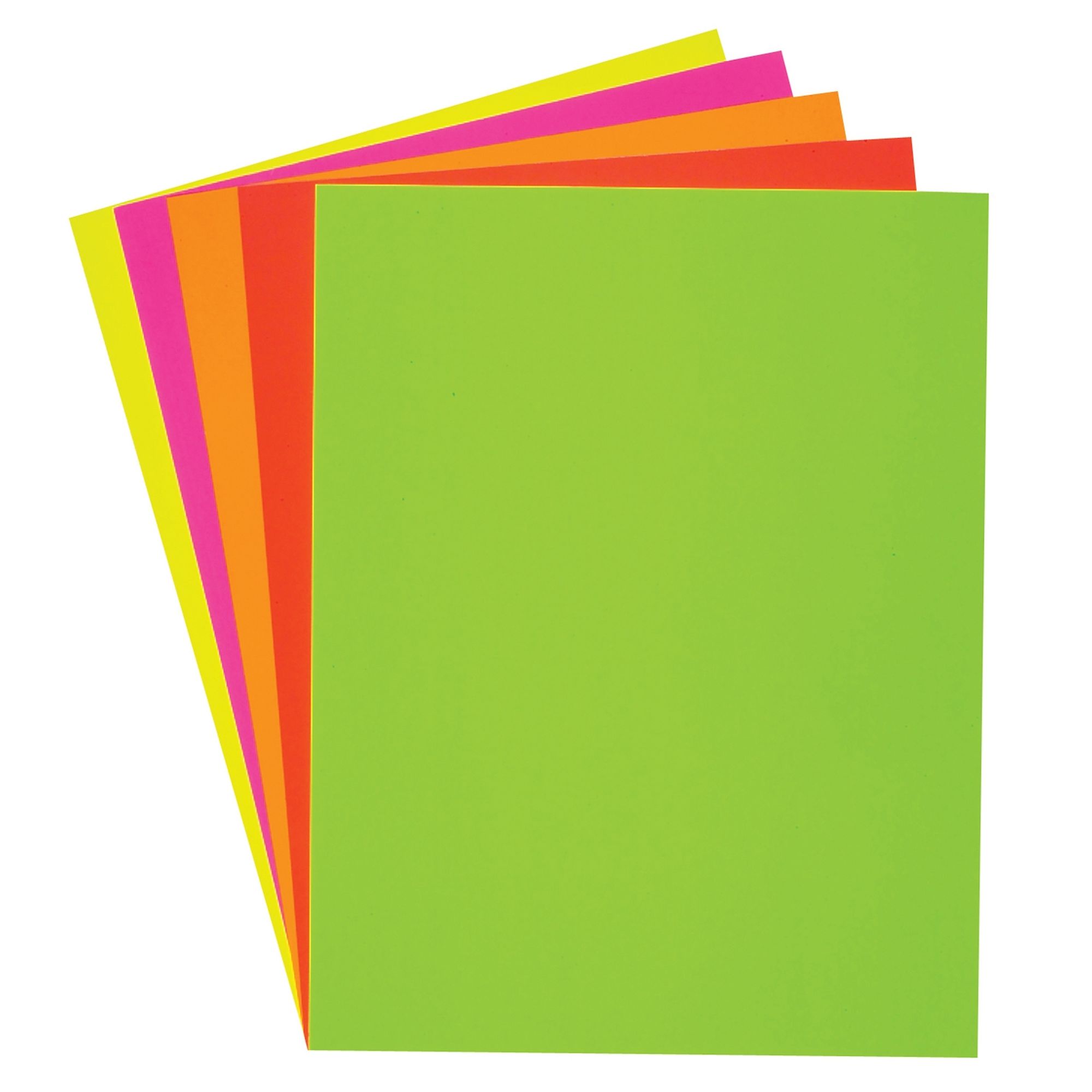 Fluorescent Color Poster Board, 22" x 28", 25 Sheets Per Case