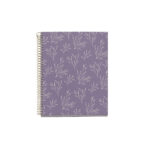 M® MiquelRius Lined 4 Subject Notebook, A5 (8.27" x 5.83"), Cardboard Cover - Lilac