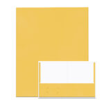 Embossed 2-Pocket Folders, 25 Per Box, 11.75" x 9.5", Gold