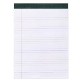 Recycled Legal Pad, Legal Ruling, 8.5" x 11.75", 40 Sheets, White