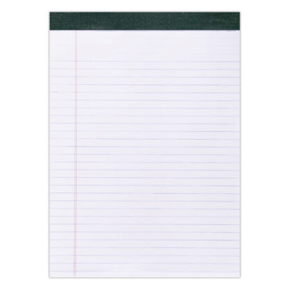 Recycled Legal Pad, Legal Ruling, 8.5" x 11.75", 40 Sheets, White