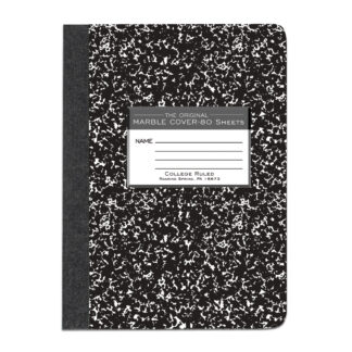 College Ruled Hard Cover Composition Book 80 Sheet