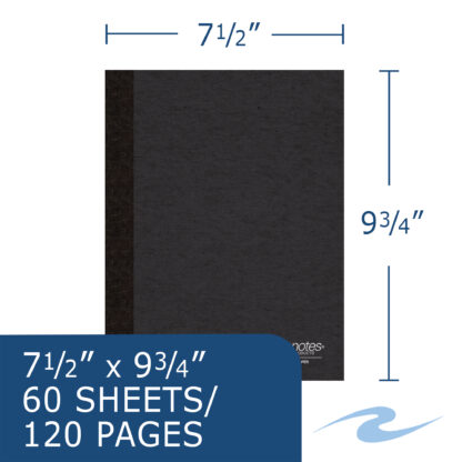 Environotes® Recycled Composition Book, College Ruled, 9.75" x 7.5" , 60 Sheets/120 Pages of 20 lb Paper, Assorted Earthtone Covers