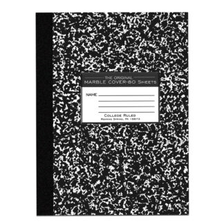 College Ruled Flex Cover Composition Book 10.25"x8" 80 Sheet