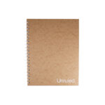 Unruled Notebook, Dot Ruled, 10.5" x 8", 70 Sheets, Heavyweight 60 lb Paper