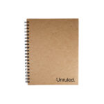 Unruled Dark Mode Notebook, 10.5" x 8", 55 Sheets, Heavyweight 70 lb Paper