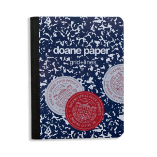 Doane Composition Book 9.75"x7.5" 60 Sheet 50# Grid + Lines