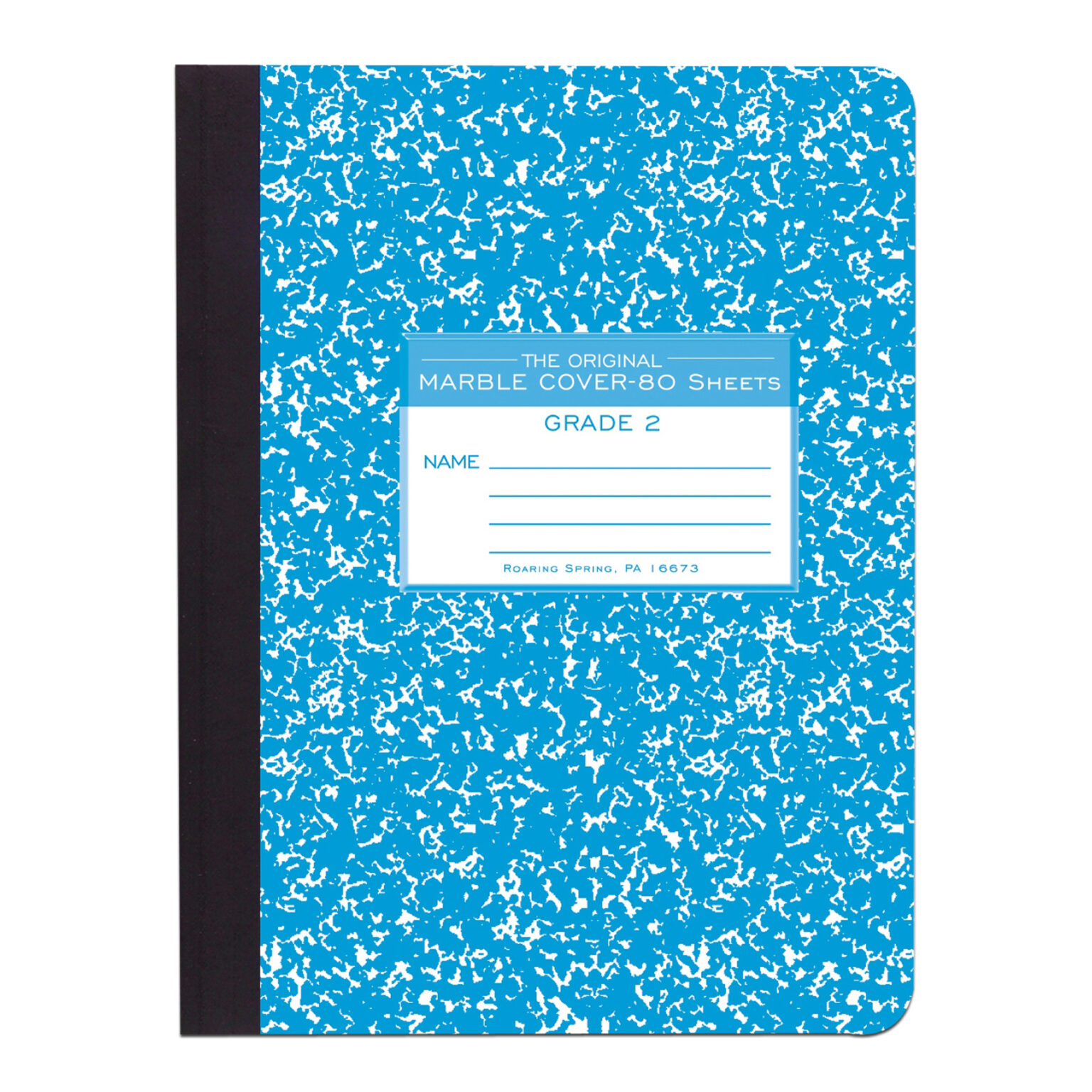 Hard Cover Composition Book, Grade School Ruled, 9.75