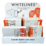 Whitelines® Refillable Corrugate Display, Contains 36 Assorted Pieces