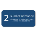 Environotes® Recycled Two Subject Wirebound Notebook with Heavyweight BioBased Paper 11" x 9", 100 Sheets of 20 lb Paper,  Assorted Earthtone Covers