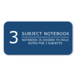 Environotes® Recycled Three Subject Wirebound Notebook with Heavyweight BioBased Paper, 11" x 9", 120 Sheets of 20 lb Paper, Assorted Earthtone Covers