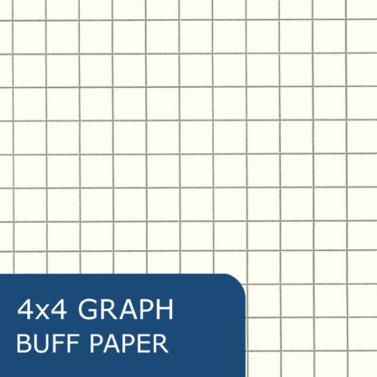 4x4 Graph Section Sewn Single Copy Computation Lab Book with Numbered Pages