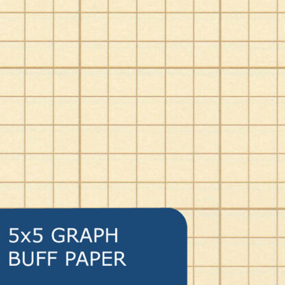 Covered Engineering Pad 8.5"x11" 80 Sheets 20# Paper Buff