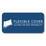 Flexible Cover Composition Book, Wide Ruled, 9.75" x 7.75", 60 Sheets/120 Pages, Black Marble Cover