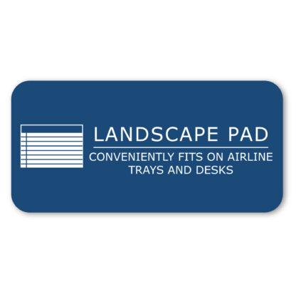 Wide® Recycled Landscape Legal Pads, College Ruled with Margin, 11" x 9.5", 40 Sheets, Canary, Pack of 2