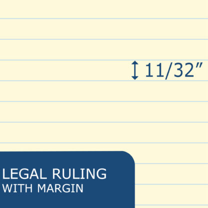 Enviroshades® Recycled Mini Legal Pads, Legal Ruled, 5" x 8", 40 Sheets, Assorted Colors, Pack of 4