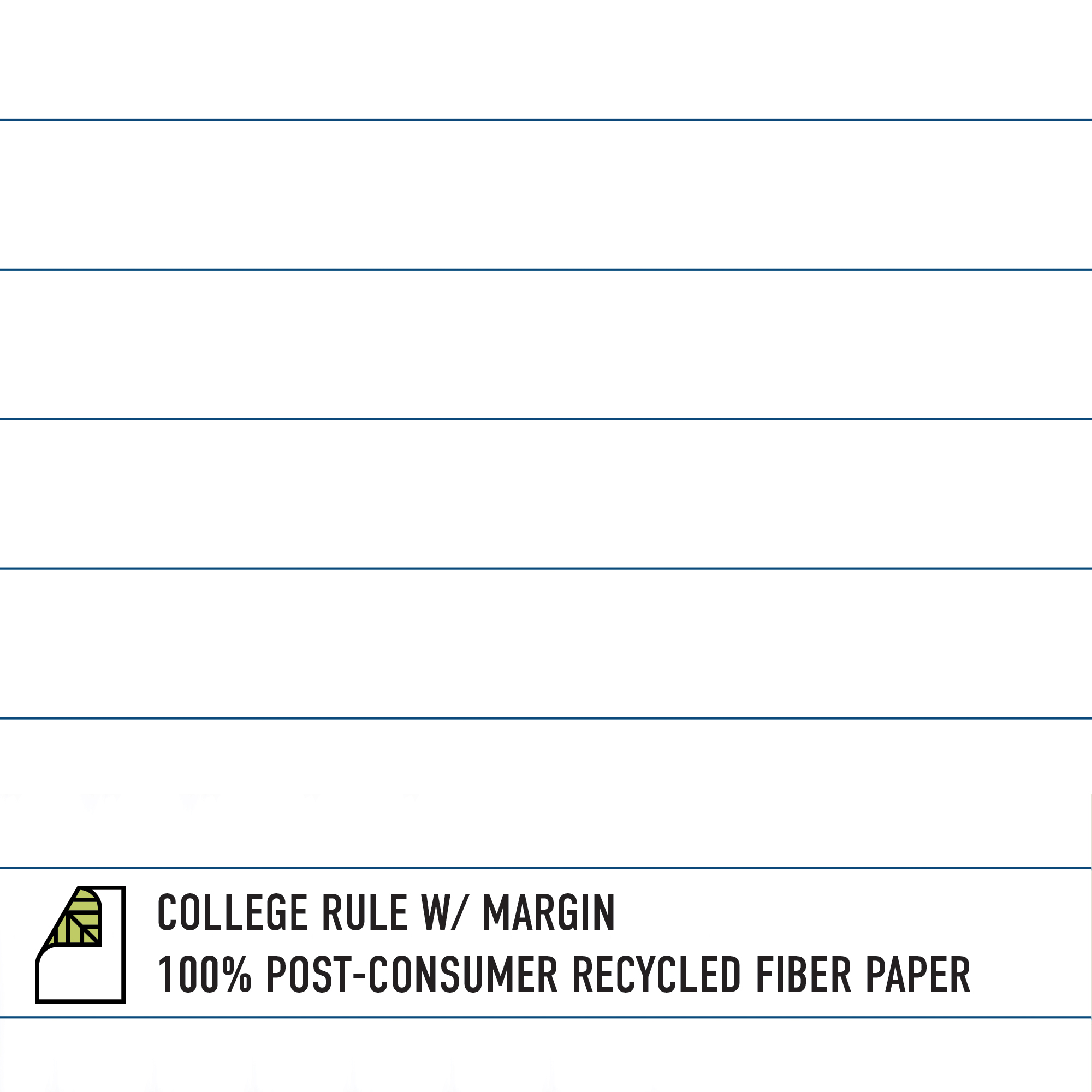 New Leaf Paper® 100% Recycled, Sustainably Designed, Small Wirebound Notebook, 9.75” x 7.5", 70 sheets, Camping Design