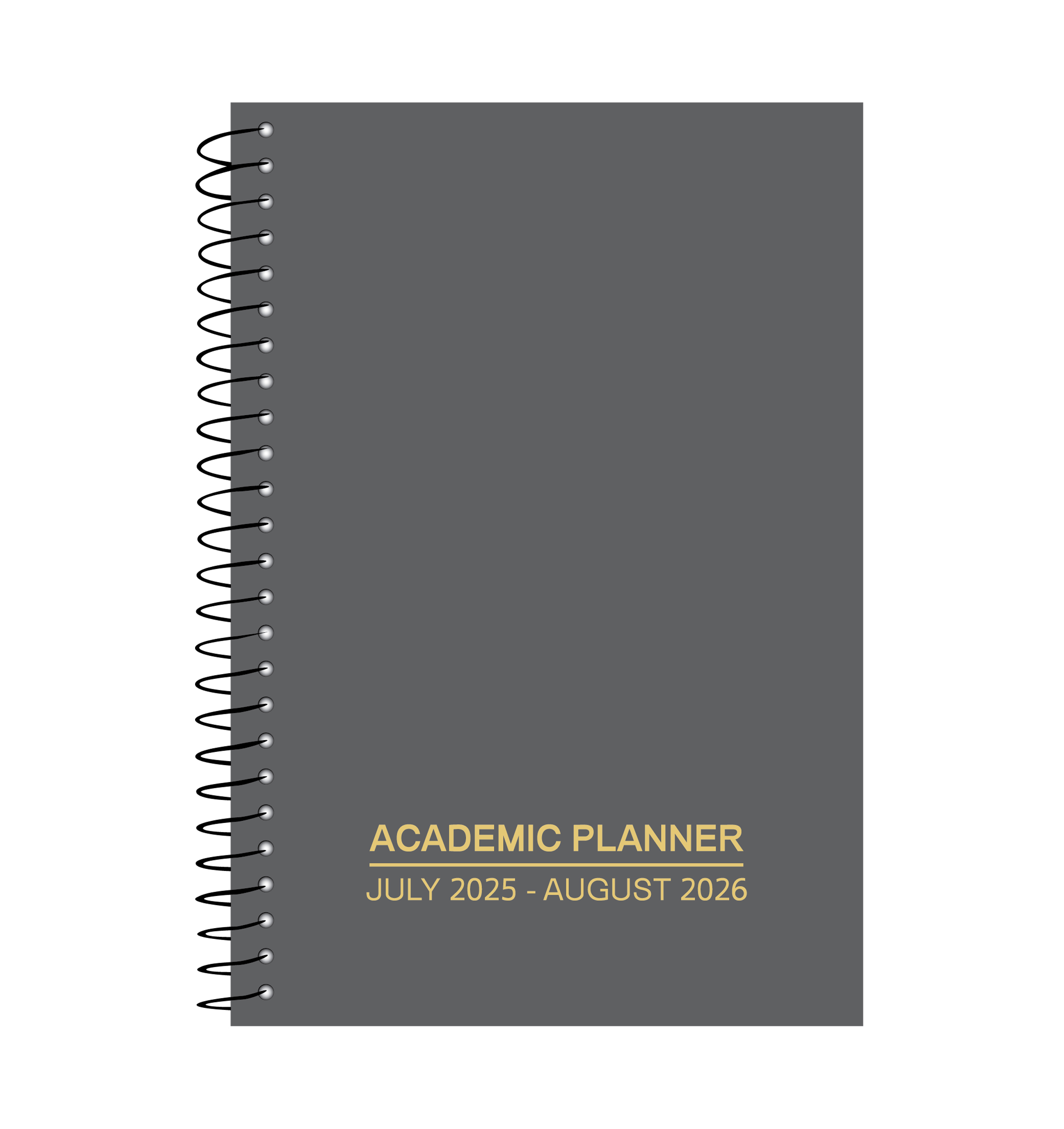 Academic-Year Planner, 14 Month (July through August),  8" x 5.5", 72 Pages, Weekly View, Assorted Covers
