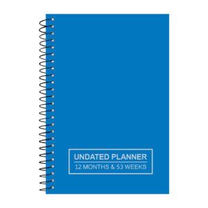 Undated Planner - 12 Monthly and 52 Weekly Spreads