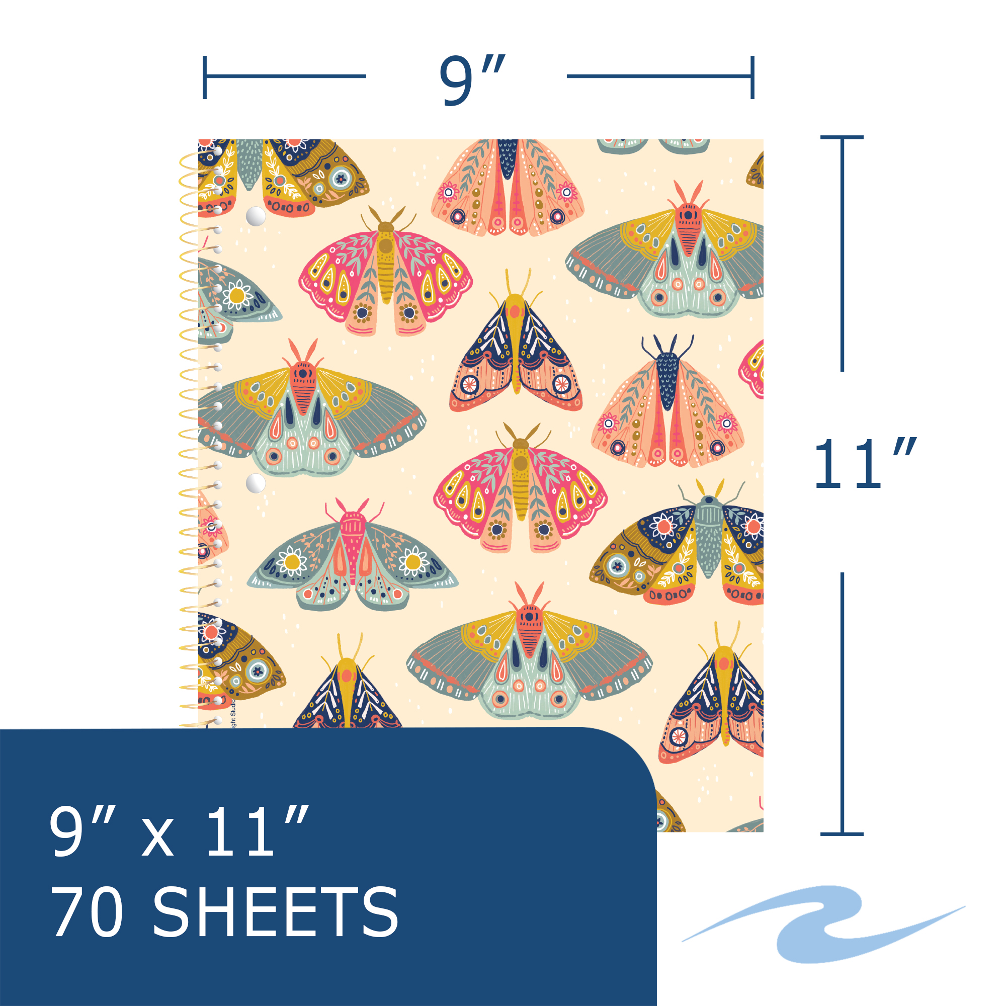 Studio Series One Subject Studio Series Notebook, College Ruled, Assorted Studio Series Cover Designs - Set 1