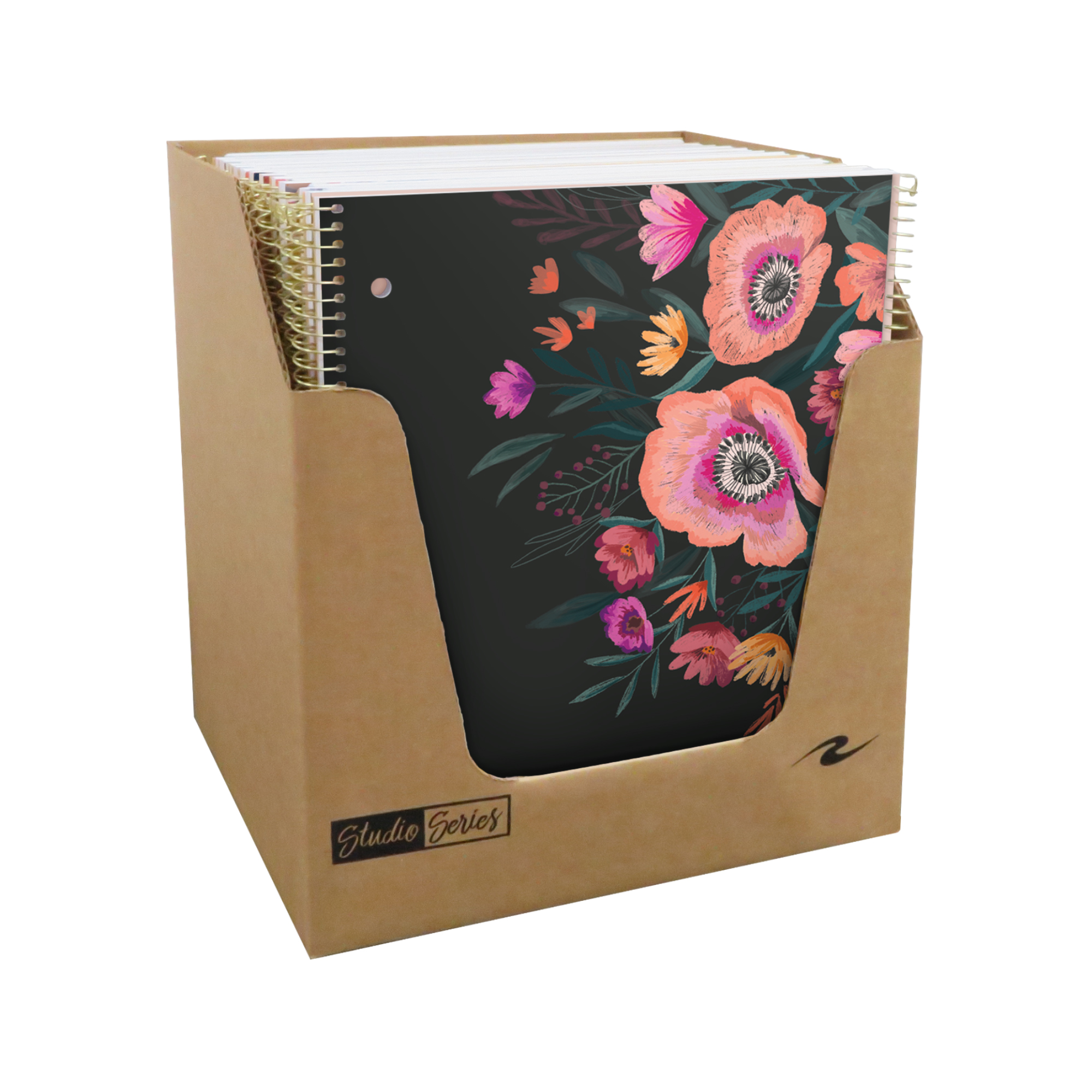 Studio Series One Subject Studio Series Notebook, College Ruled, 11" x 9, 70 Sheets of 20 lb Paper, Assorted Studio Series Cover Designs - Set 3