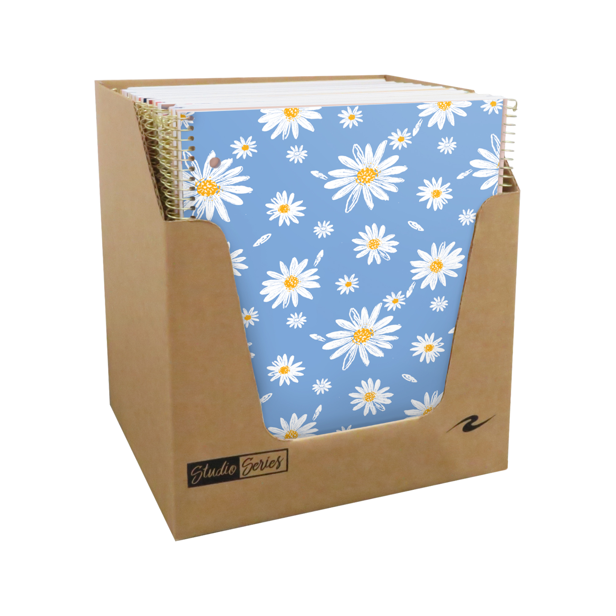 Studio Series One Subject Studio Series Notebook, College Ruled, 11" x 9, 70 Sheets of 20 lb Paper, Assorted Studio Series Cover Designs - Set 4