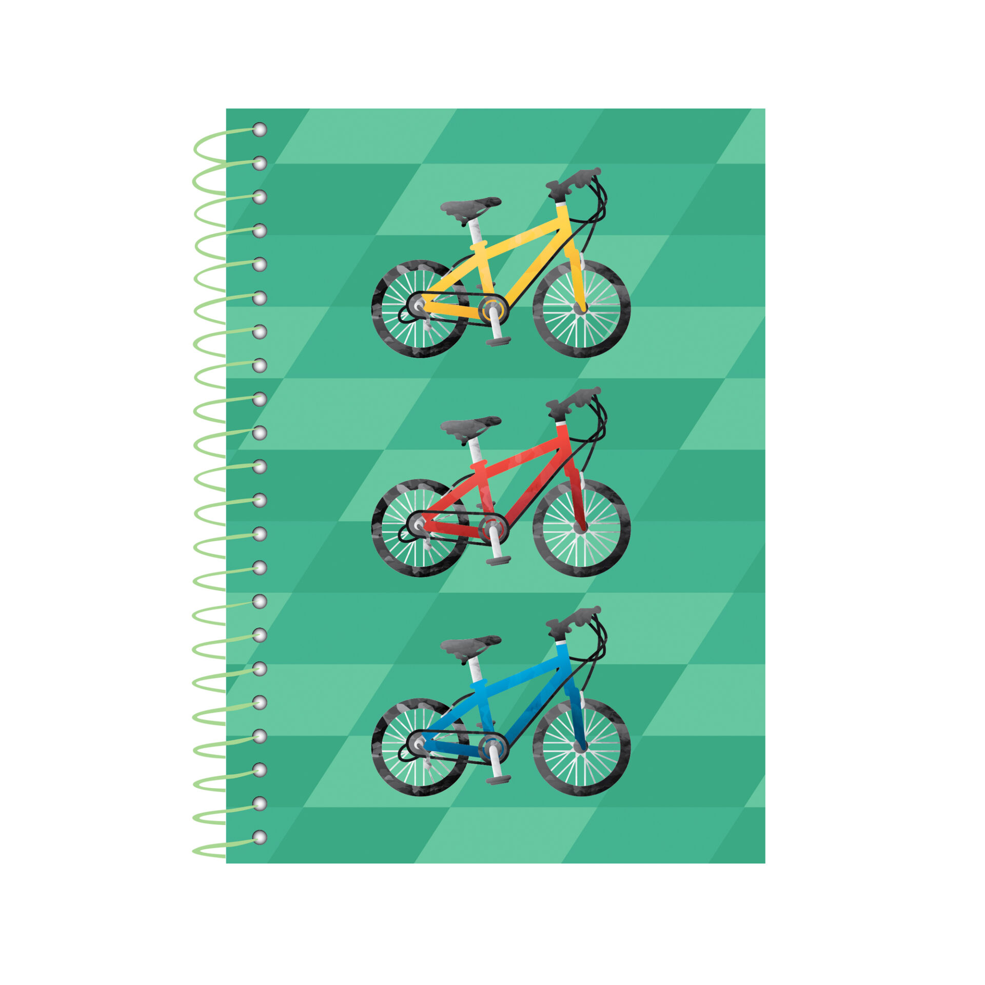 Studio Series Recycled Memo Wirebound Notebook, College Ruled, Assorted Colors