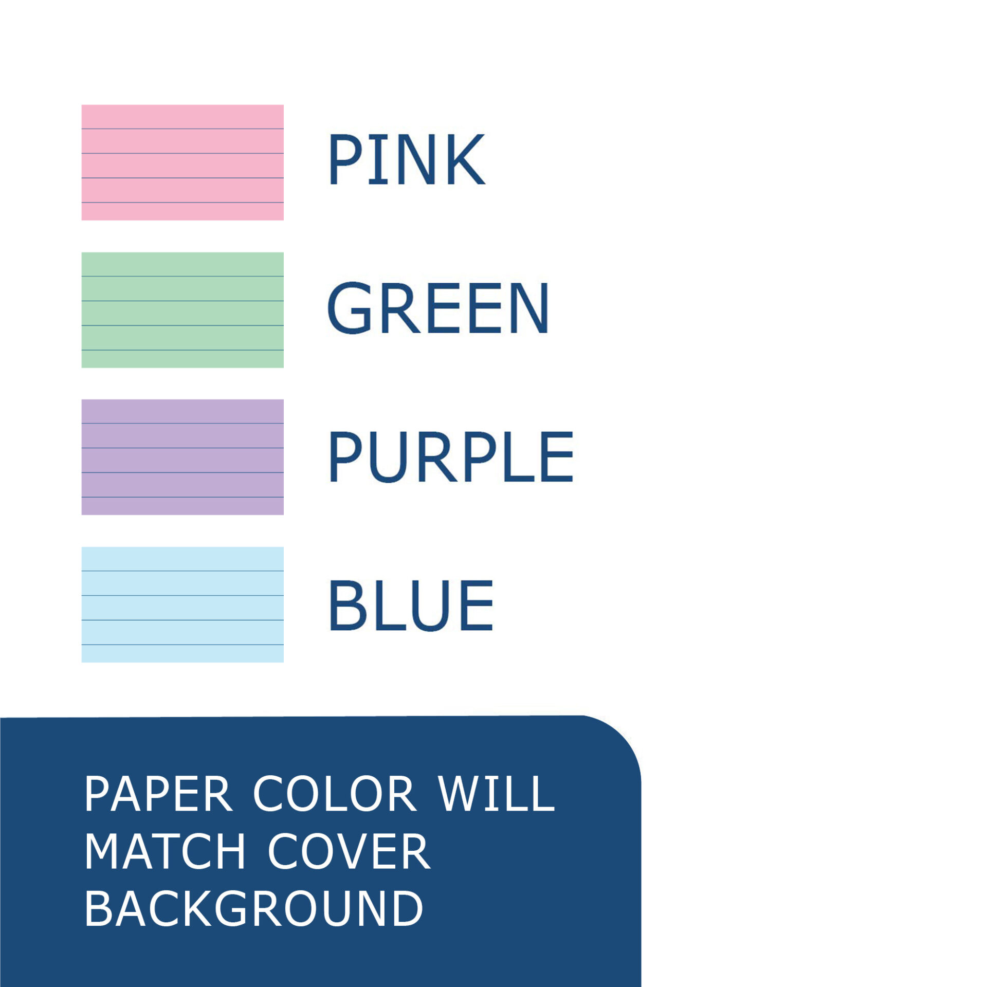 Studio Series Recycled Memo Wirebound Notebook, College Ruled, Assorted Colors