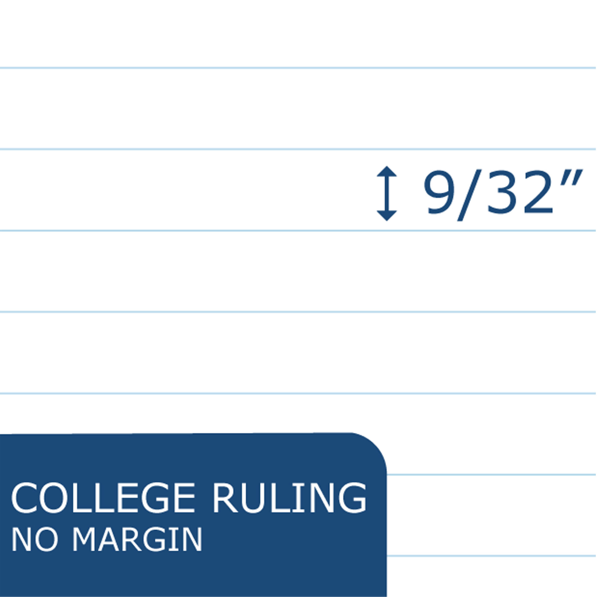 Environotes® Recycled 9.5" x 6.5" Personal Size Notebook with Heavyweight BioBased Paper, College Ruled
