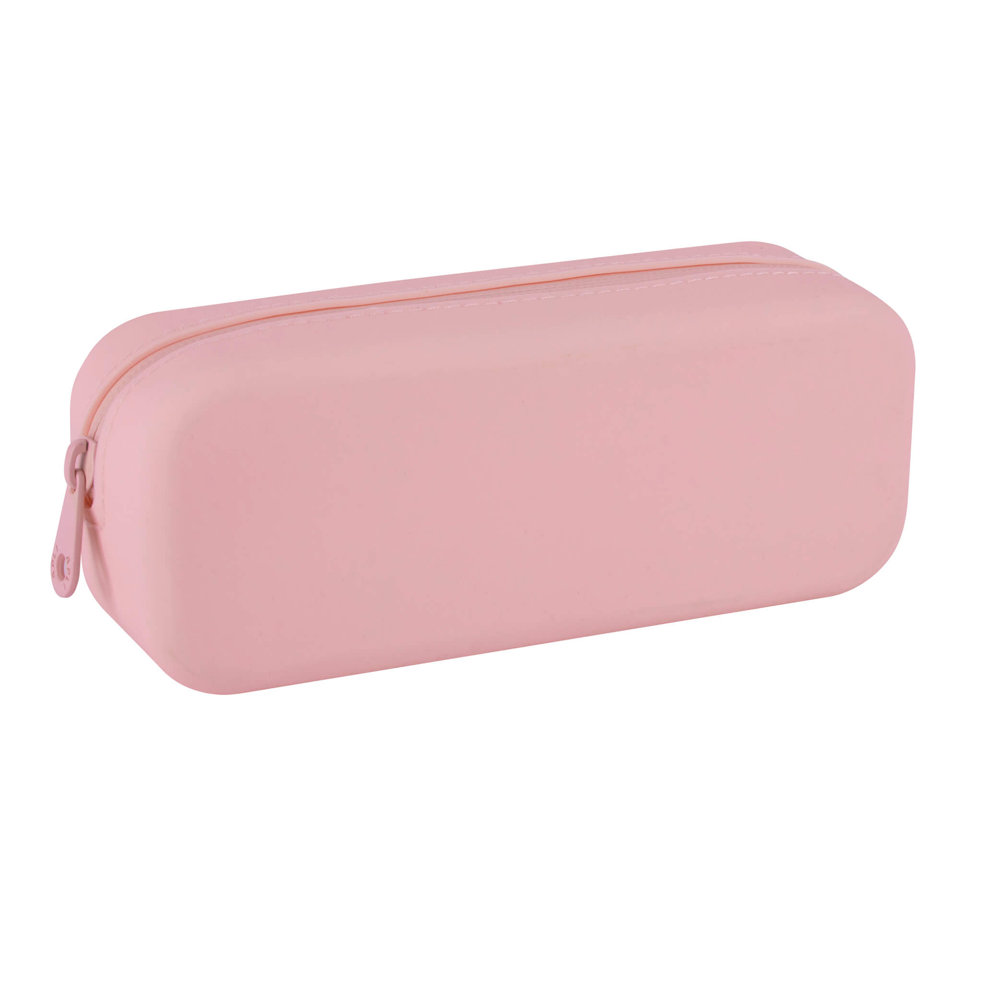 Up North Collection Rectangular Silicone Pencil Case with Zipper, Assorted Colors
